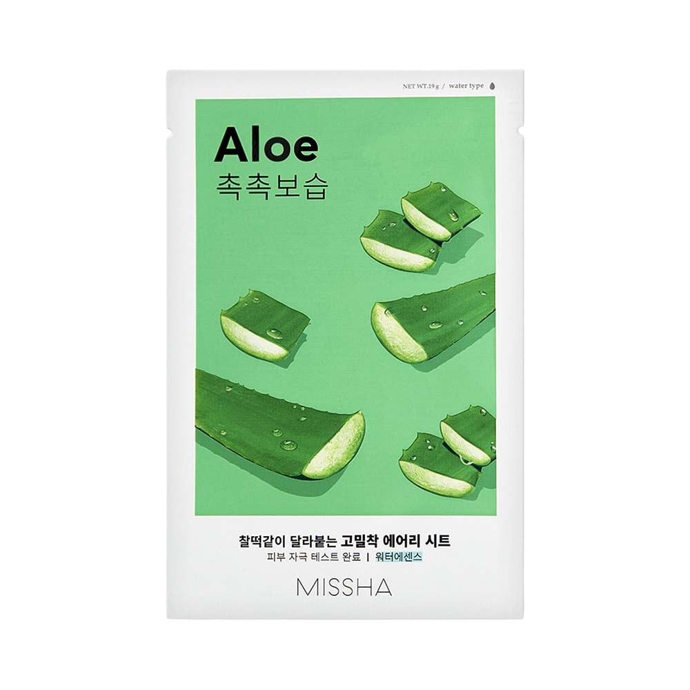 Kingitus: MISSHA Airy Fit Sheet Mask lehekujuline näomask. Pärlipuuder