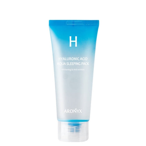 ARONYX Hyaluronic Acid Aqua Sleeping Pack - drėkinanti miego kaukė - odoscentras.lt